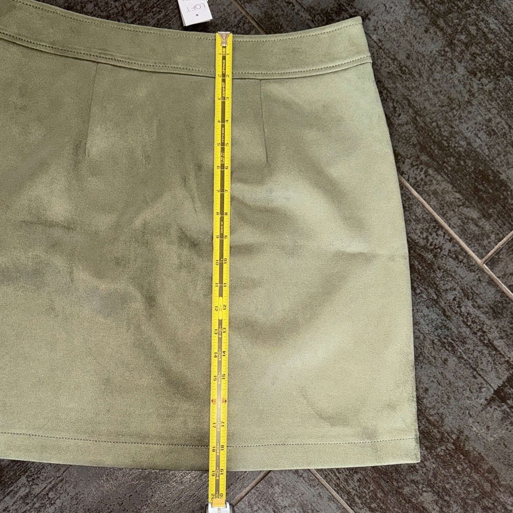 Loft Olive Green Women's Skirt - Picture 8 of 10